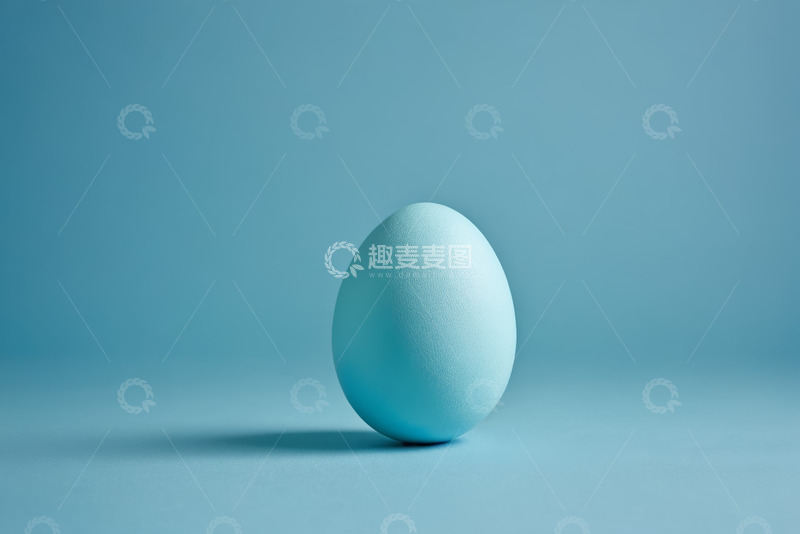 高清大图下载【趣麦麦图】浅蓝色鸡蛋静物素材