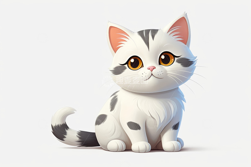 高清大图下载【趣麦麦图】可爱卡通猫咪静态形象
