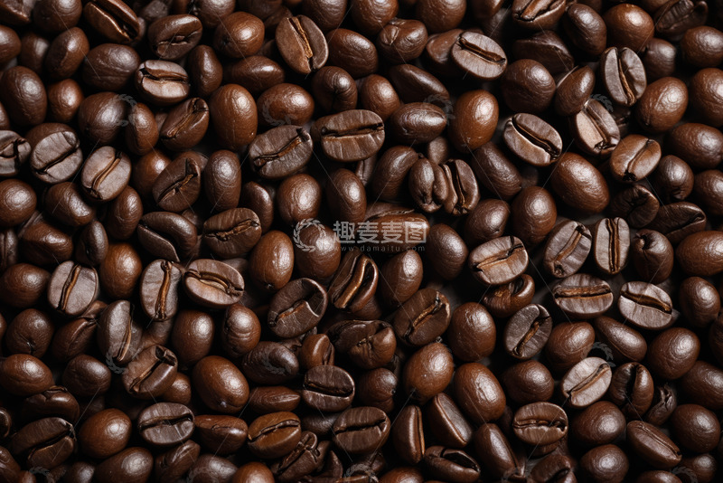 高清大图下载【趣麦麦图】咖啡豆特写素材