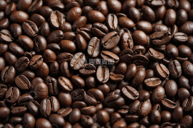 高清大图下载【趣麦麦图】咖啡豆特写素材