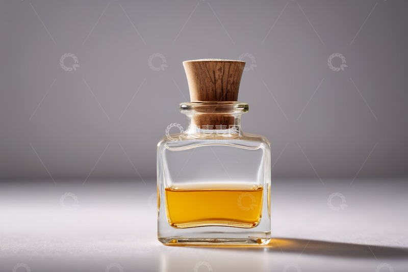 高清大图下载【趣麦麦图】方形玻璃香水瓶特写