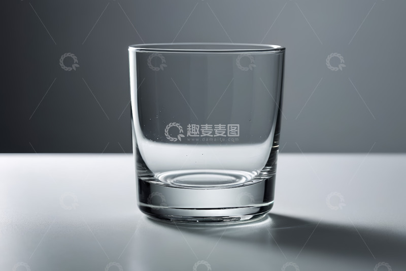 高清大图下载【趣麦麦图】透明玻璃杯静物展示