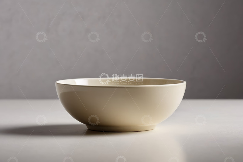 高清大图下载【趣麦麦图】白色陶瓷碗静物特写