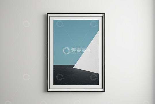 简约几何挂画装饰墙面