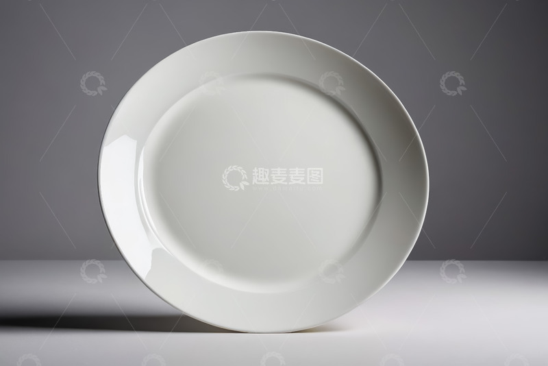 高清大图下载【趣麦麦图】白色空盘子静物摄影