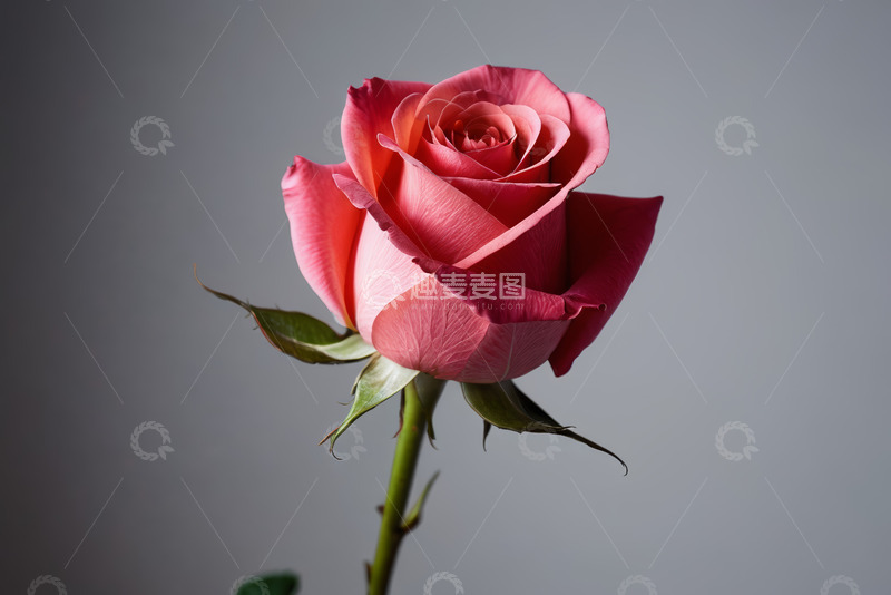 高清大图下载【趣麦麦图】粉色玫瑰花特写