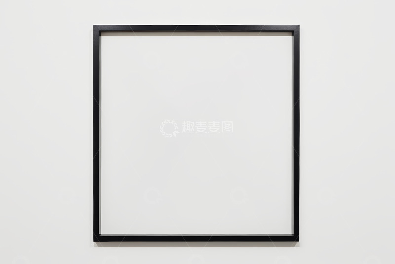 高清大图下载【趣麦麦图】白色背景黑色框架