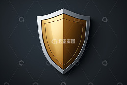 金色盾牌图标