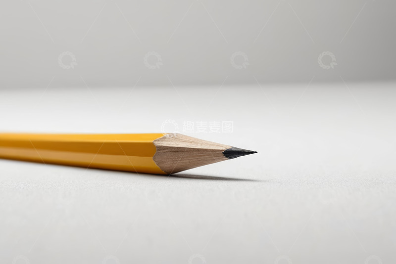 高清大图下载【趣麦麦图】黄色铅笔特写素材