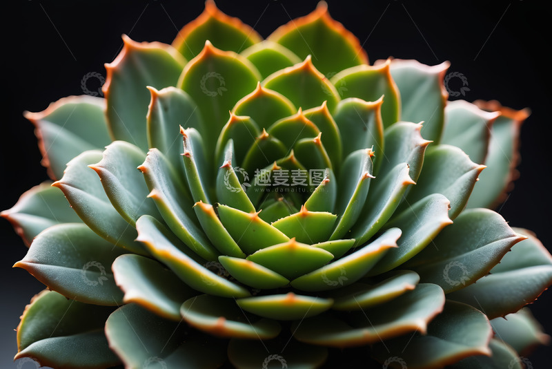 高清大图下载【趣麦麦图】特写多肉植物绿色花卉