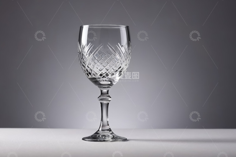 高清大图下载【趣麦麦图】透明玻璃酒杯特写