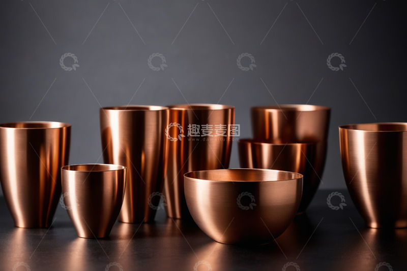 高清大图下载【趣麦麦图】金属质感杯具特写