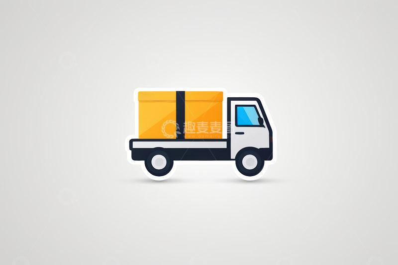 高清大图下载【趣麦麦图】载货卡车图标