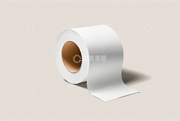 白色卷纸特写素材