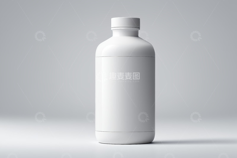 高清大图下载【趣麦麦图】白色瓶子产品展示