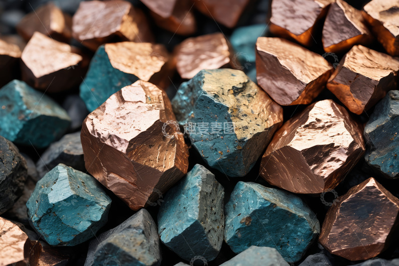 高清大图下载【趣麦麦图】多彩矿石特写素材