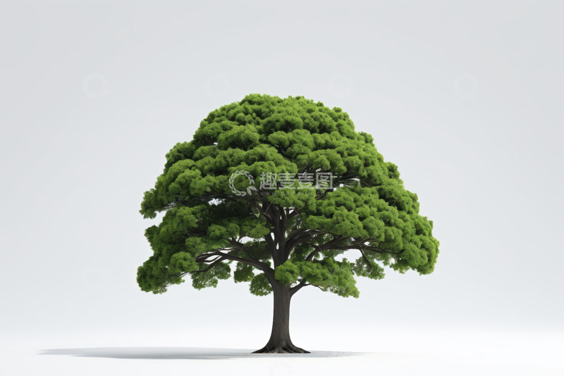 高清大图下载【趣麦麦图】绿色大树独立展示