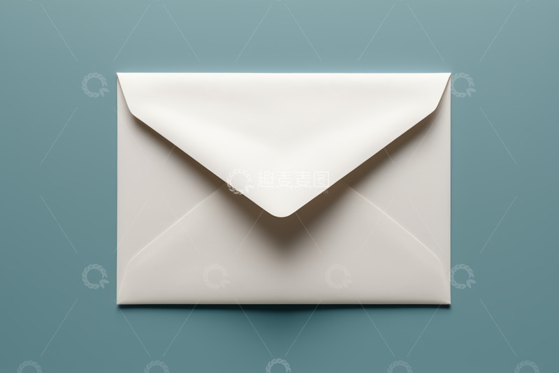 高清大图下载【趣麦麦图】白色信封静物特写