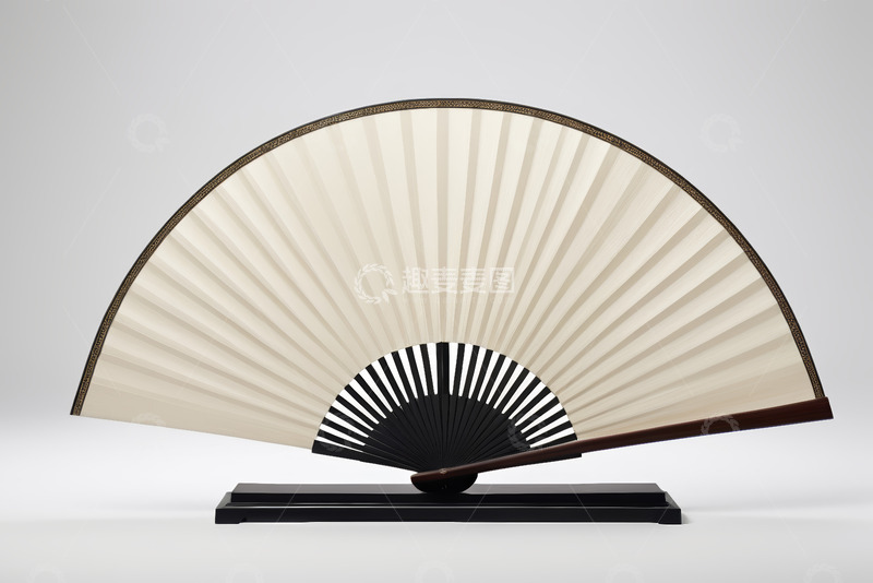高清大图下载【趣麦麦图】中式折扇静物展示