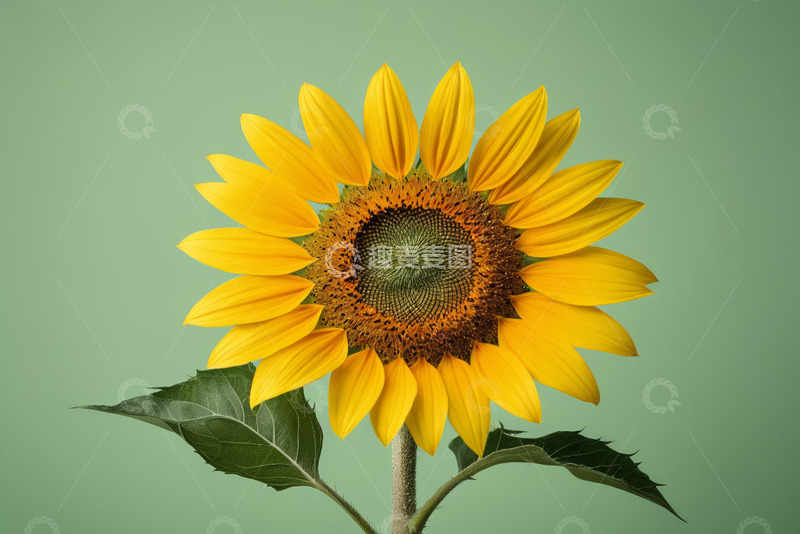 高清大图下载【趣麦麦图】黄色向日葵特写