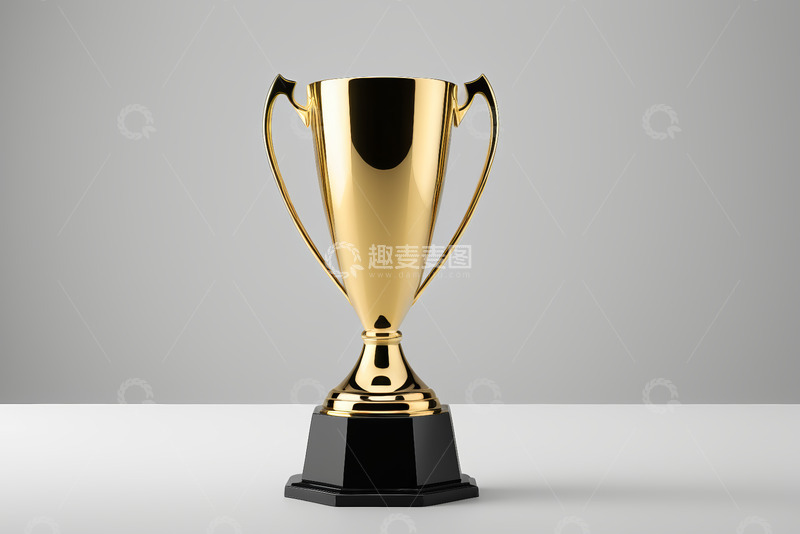 高清大图下载【趣麦麦图】金色奖杯特写