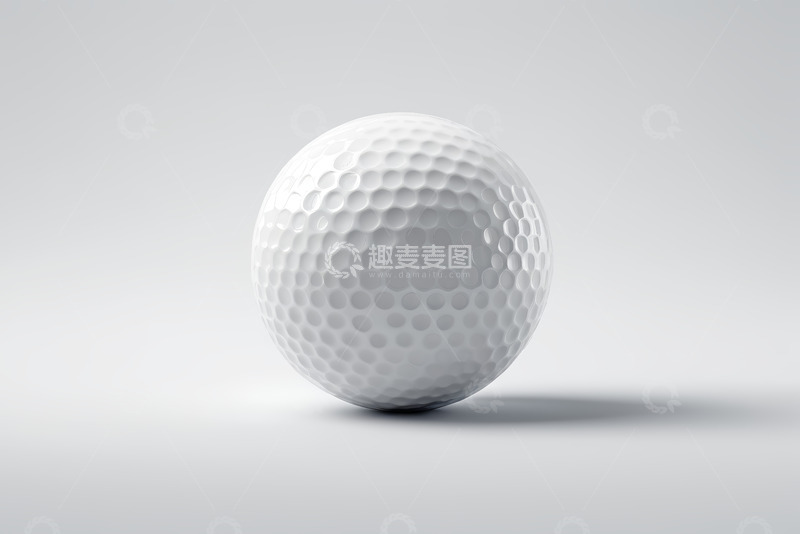 高清大图下载【趣麦麦图】白色高尔夫球特写