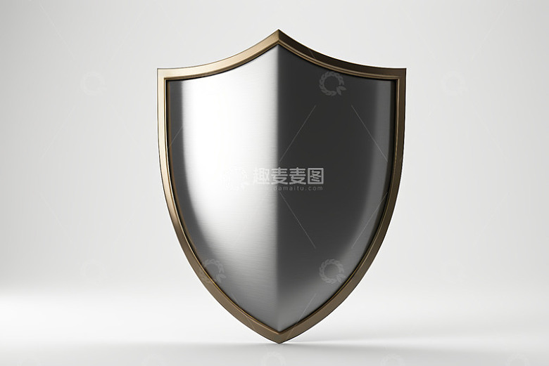 金属盾牌防护标志素材
