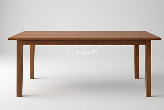 现代木质长方形桌子展示