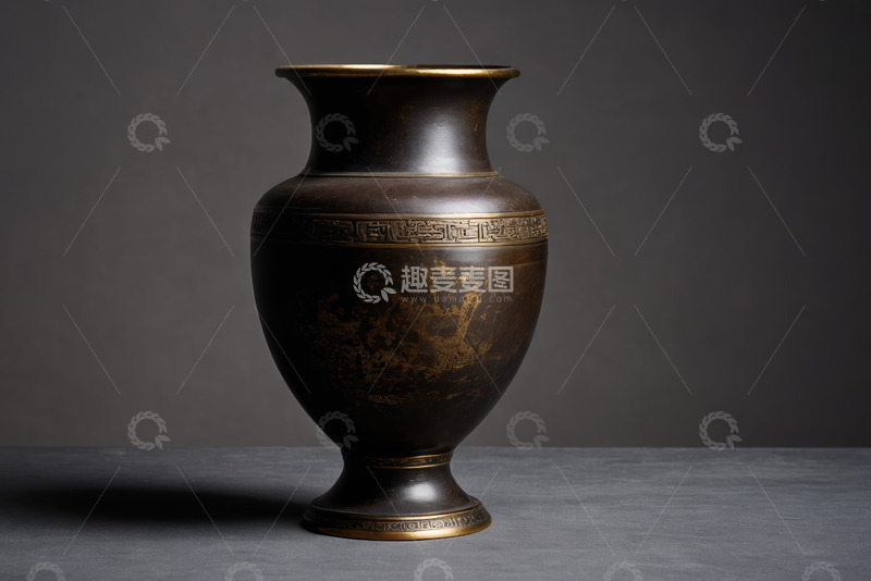 高清大图下载【趣麦麦图】传统古花瓶特写