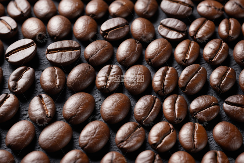 高清大图下载【趣麦麦图】咖啡豆特写素材