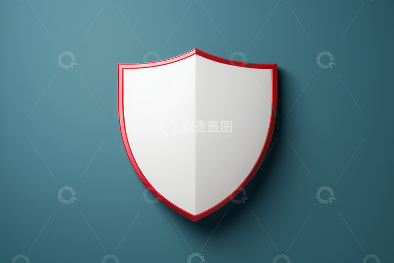高清大图下载【趣麦麦图】红白盾牌图标