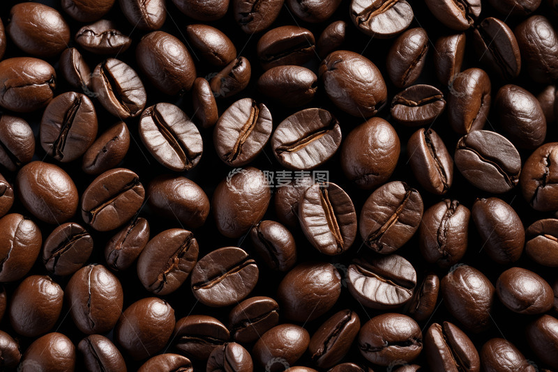 高清大图下载【趣麦麦图】咖啡豆特写素材