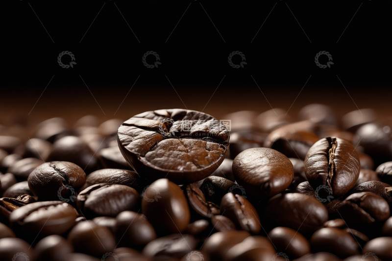高清大图下载【趣麦麦图】咖啡豆特写素材