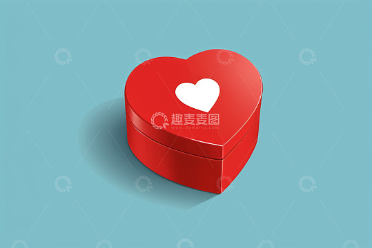 心形红色礼物盒