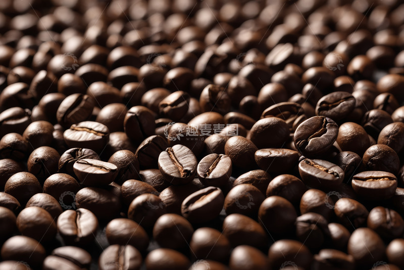 高清大图下载【趣麦麦图】特写咖啡豆素材