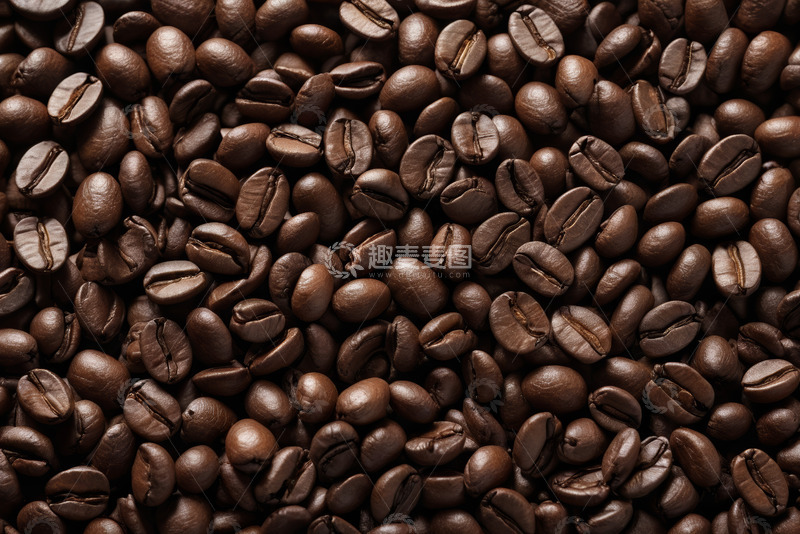 高清大图下载【趣麦麦图】咖啡豆特写素材