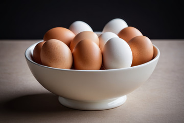 碗中鸡蛋特写素材