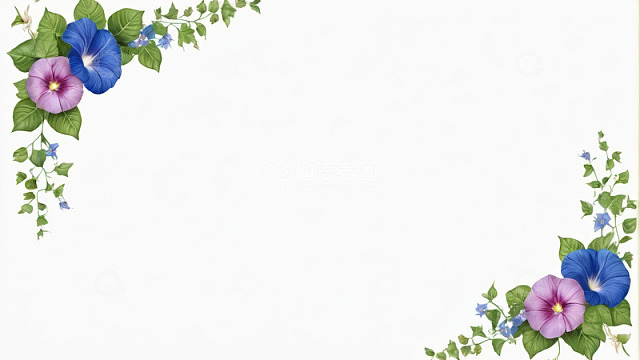 花卉装饰边框素材