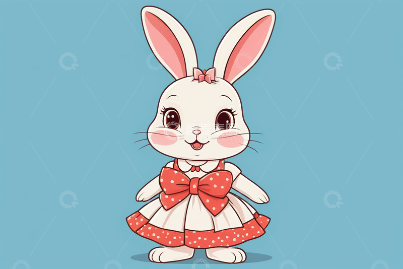 高清大图下载【趣麦麦图】可爱卡通兔子形象