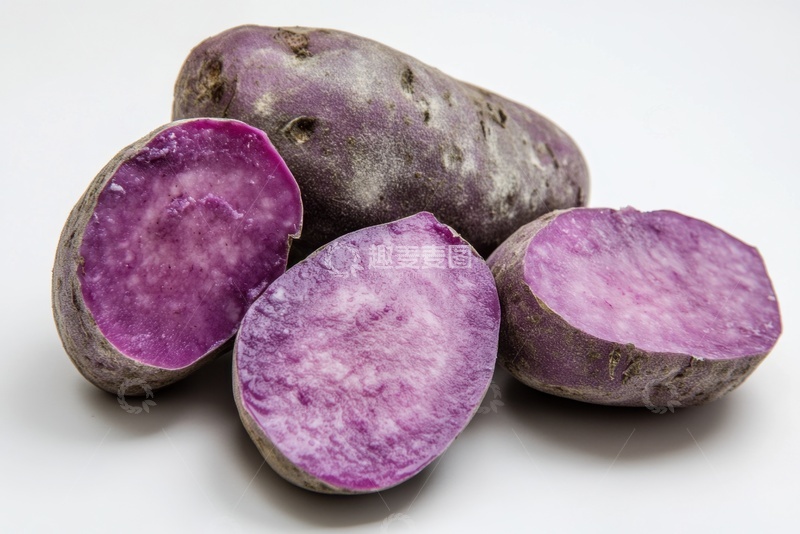 高清大图下载【趣麦麦图】放在桌面的一堆紫薯
