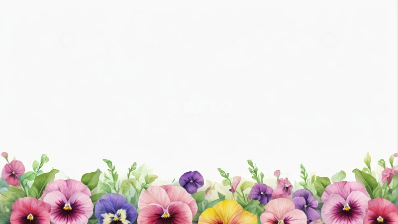 高清大图下载【趣麦麦图】花卉装饰背景图