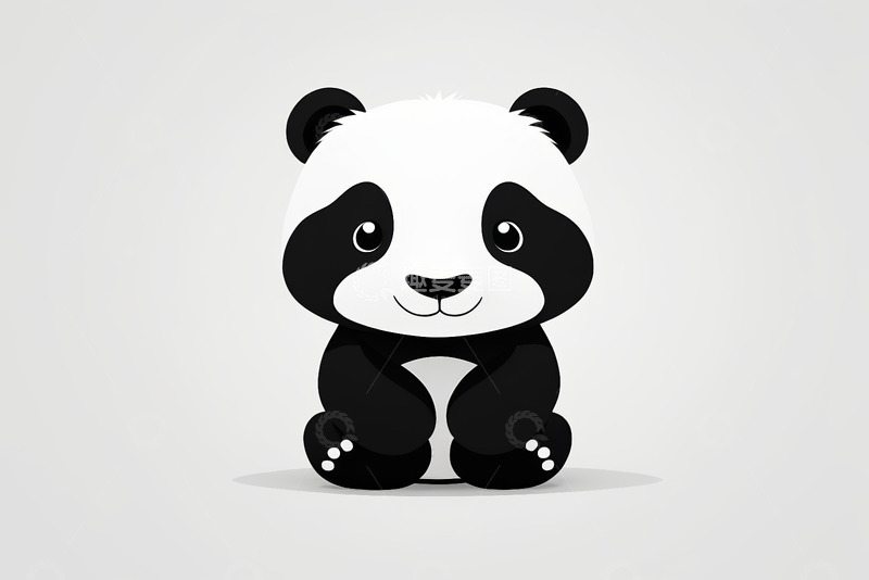 高清大图下载【趣麦麦图】可爱卡通熊猫形象