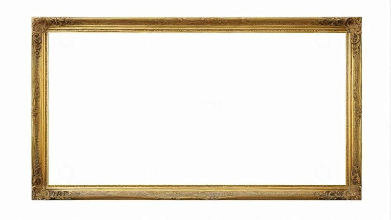 高清大图下载【趣麦麦图】金色装饰画框