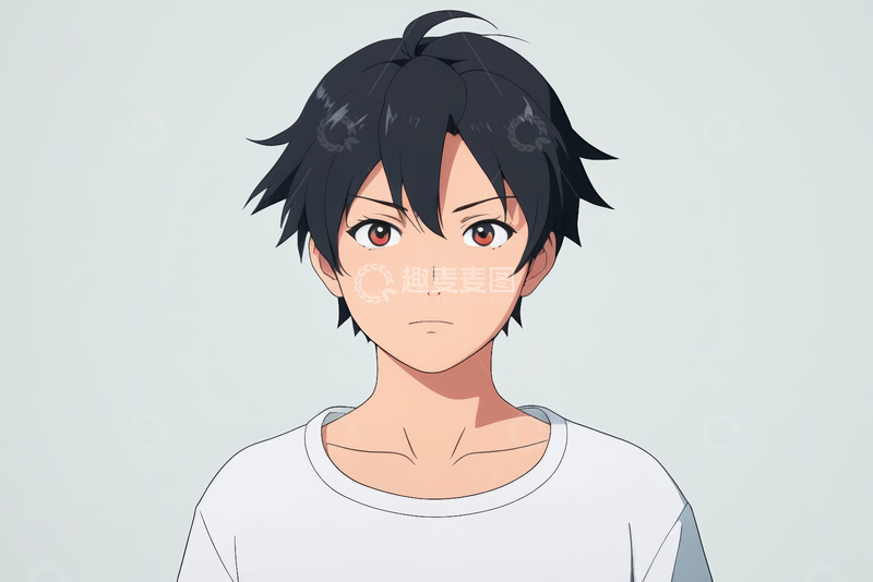 高清大图下载【趣麦麦图】动漫风格男性人物肖像