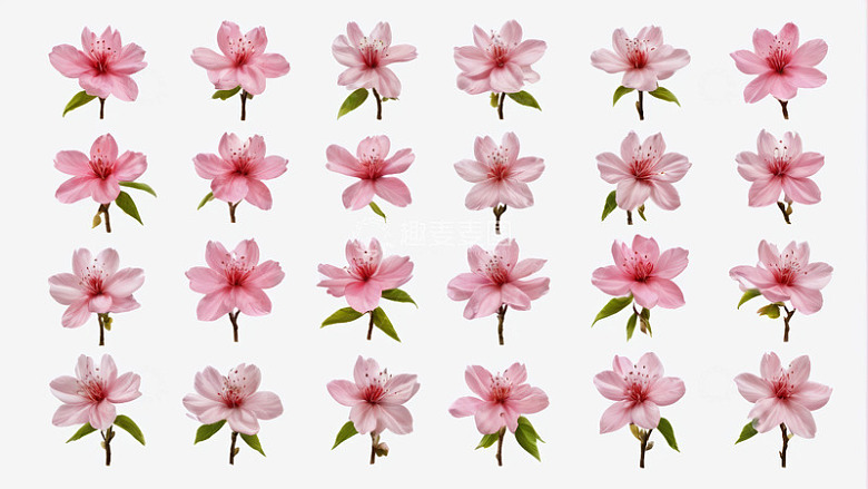 粉色桃花素材