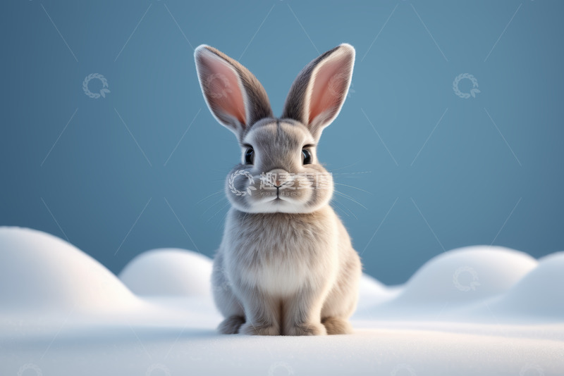 高清大图下载【趣麦麦图】可爱兔子特写