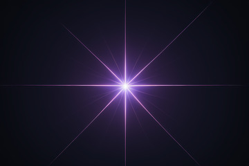 紫色发光星芒背景素材
