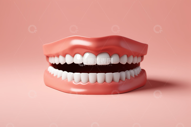 高清大图下载【趣麦麦图】口腔牙齿模型展示