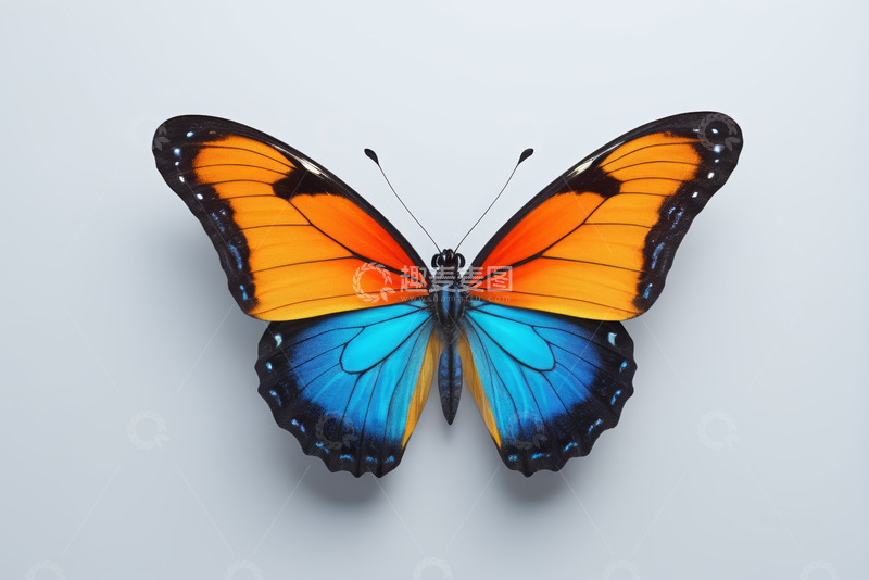 高清大图下载【趣麦麦图】多彩蝴蝶微距特写