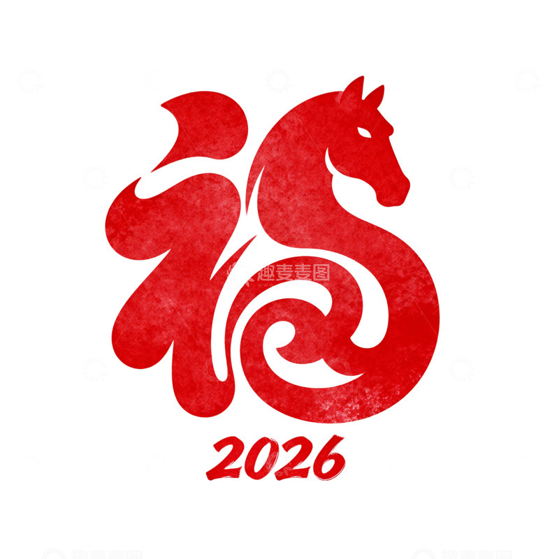 高清大图下载【趣麦麦图】福字变形设计